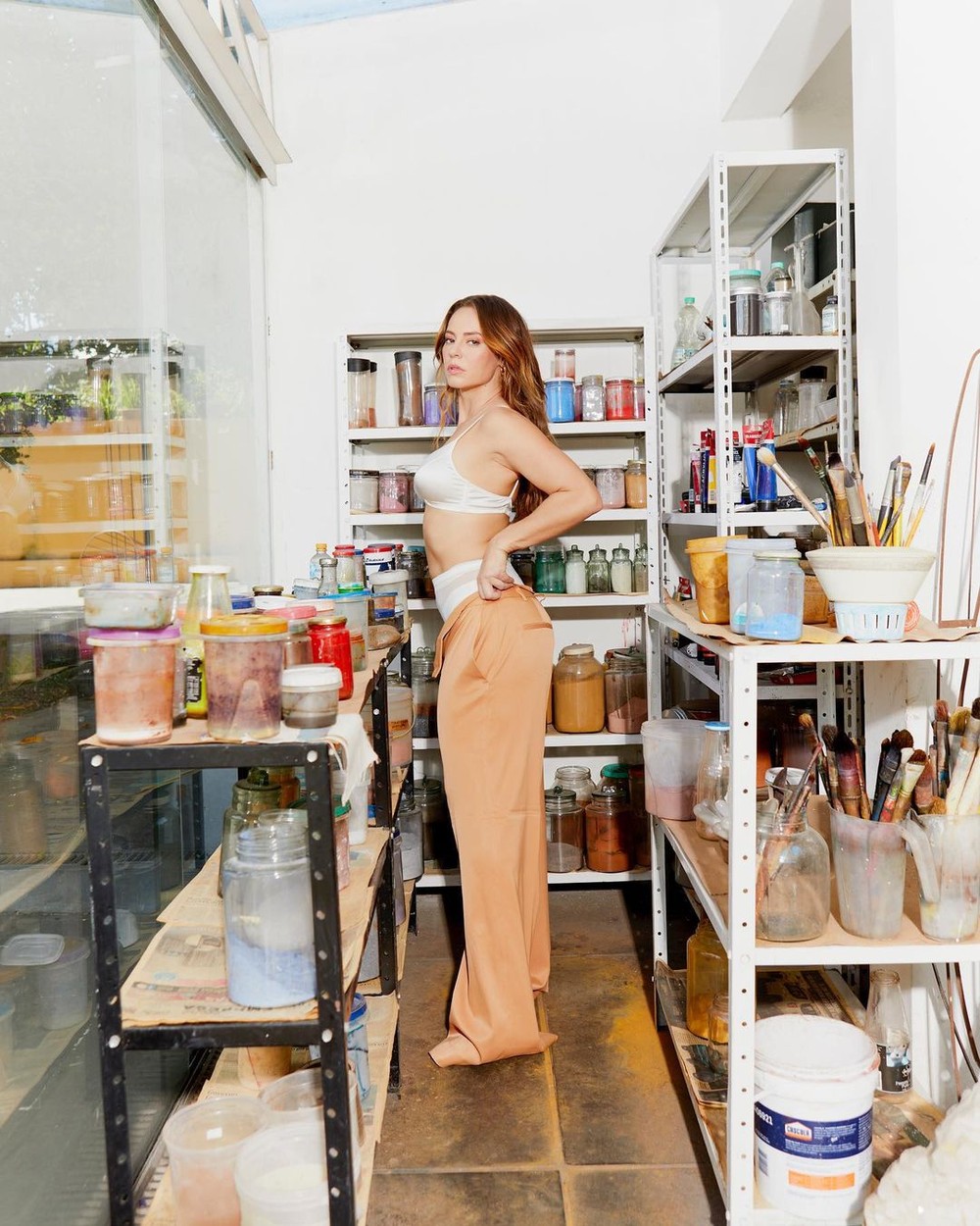 De Lingerie Paolla Oliveira Tira A Cal A Apertada Em Post Motivacional