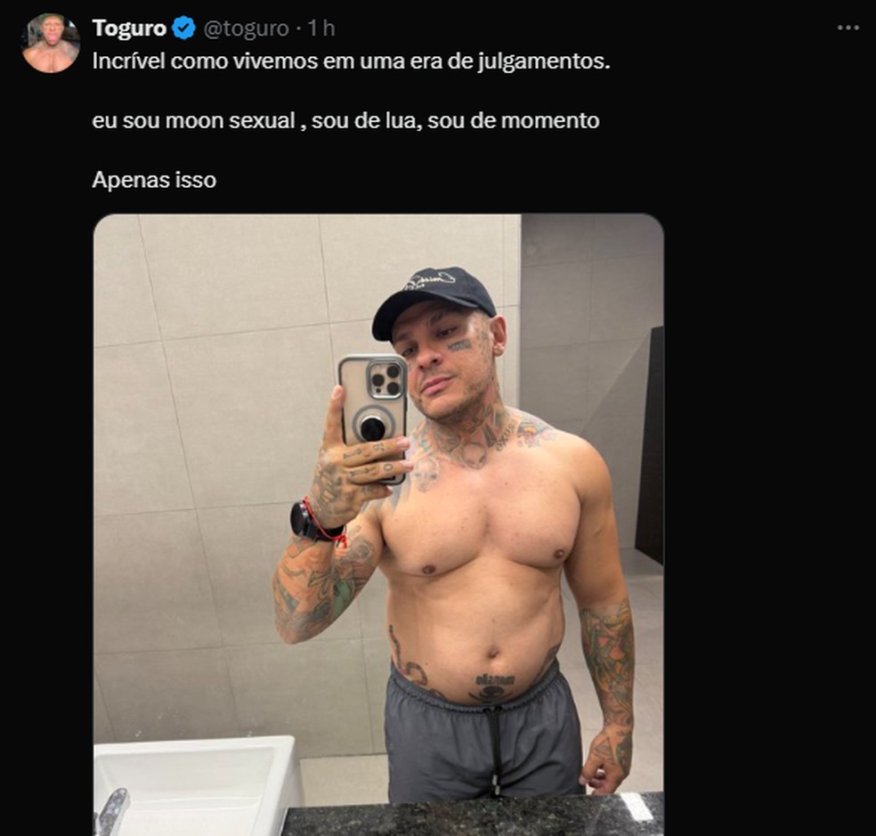 Após se assumir pan Toguro explica declaração de que é gay Sou moon sexual