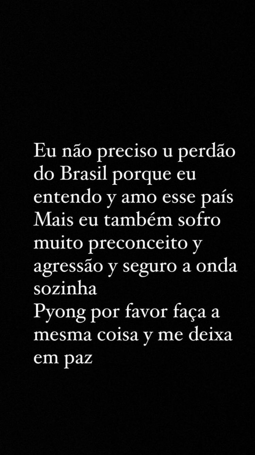 Ex BBB Antonela nega ser pivô de separação de Pyong Lee e diz que ele é gay