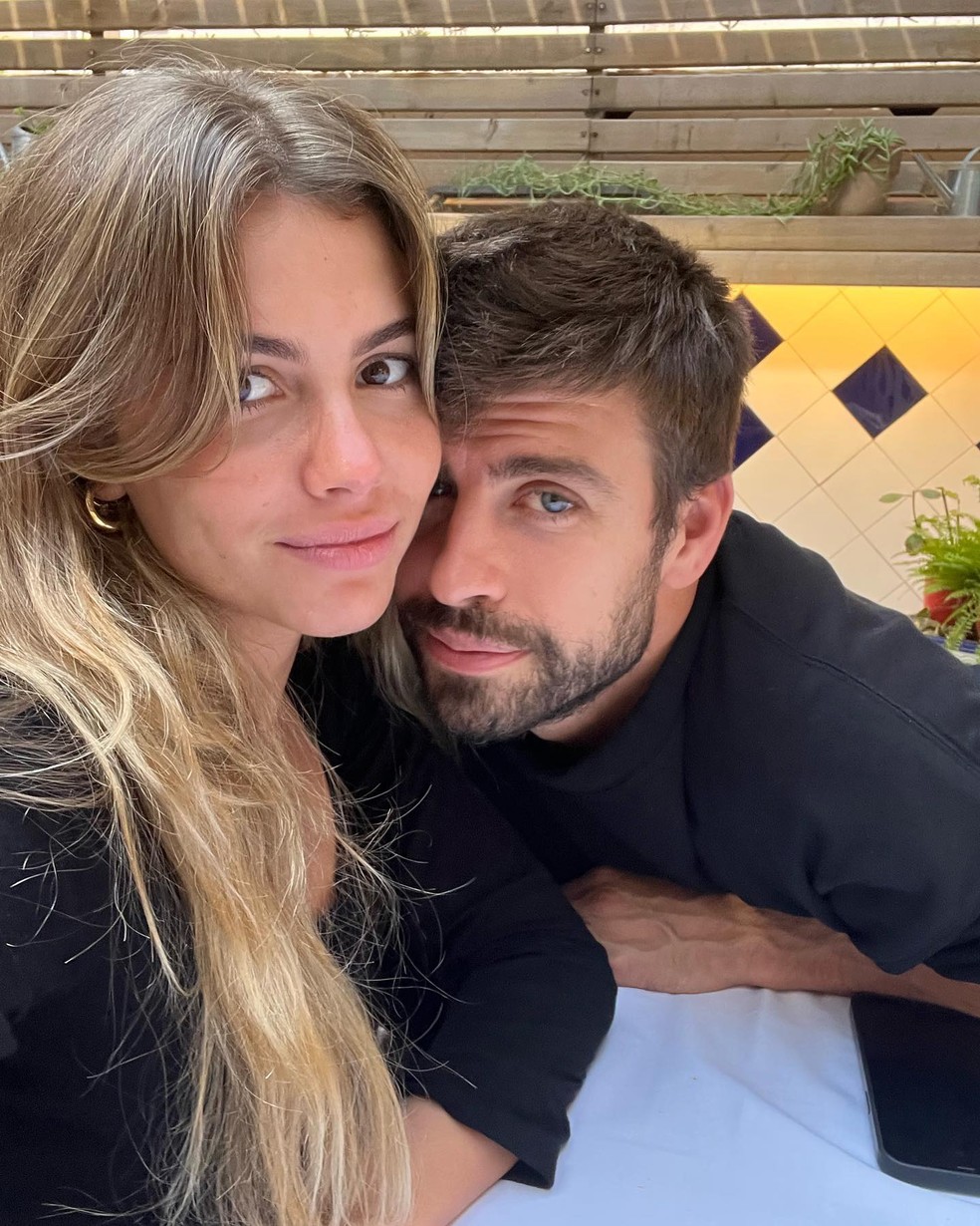 Clara Chía e Gerard Piqué — Foto: Reprodução/Instagram