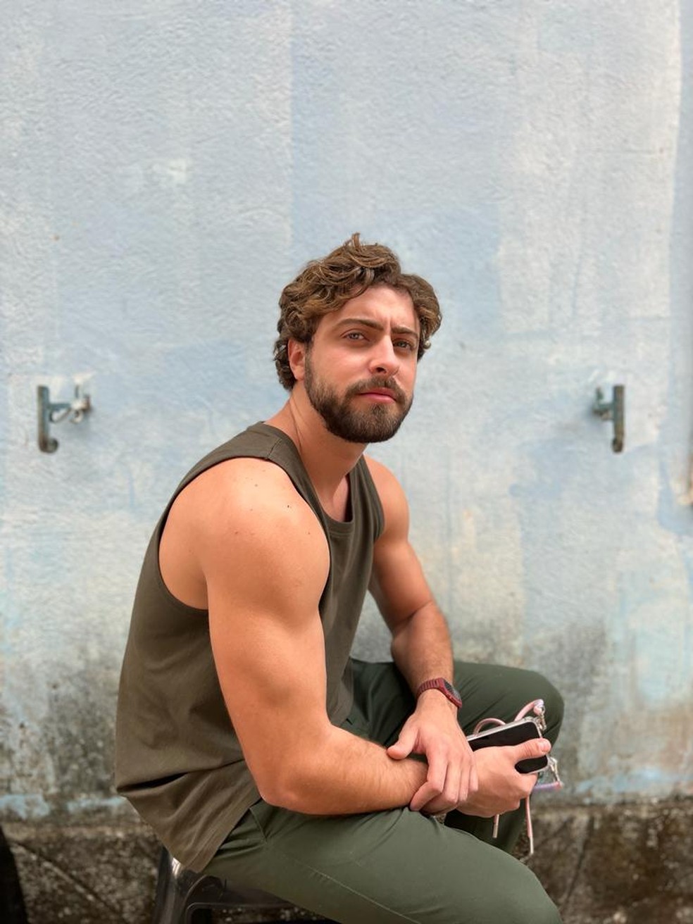 Eike Duarte exibe corpo após preparação para série da Disney — Foto: Arquivo pessoal