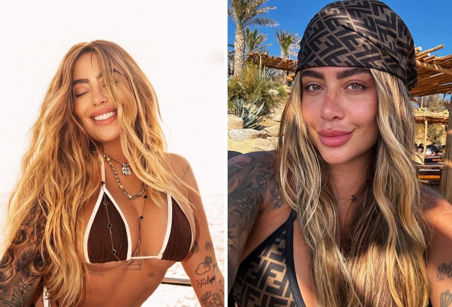 Que vidão! Irmã de Neymar, Rafaella Santos curte praia na Grécia