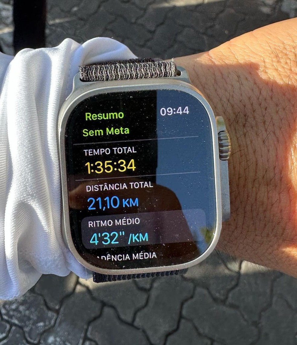 Diego Ribas corre meia maratona na Argentina — Foto: Reprodução/Instagram