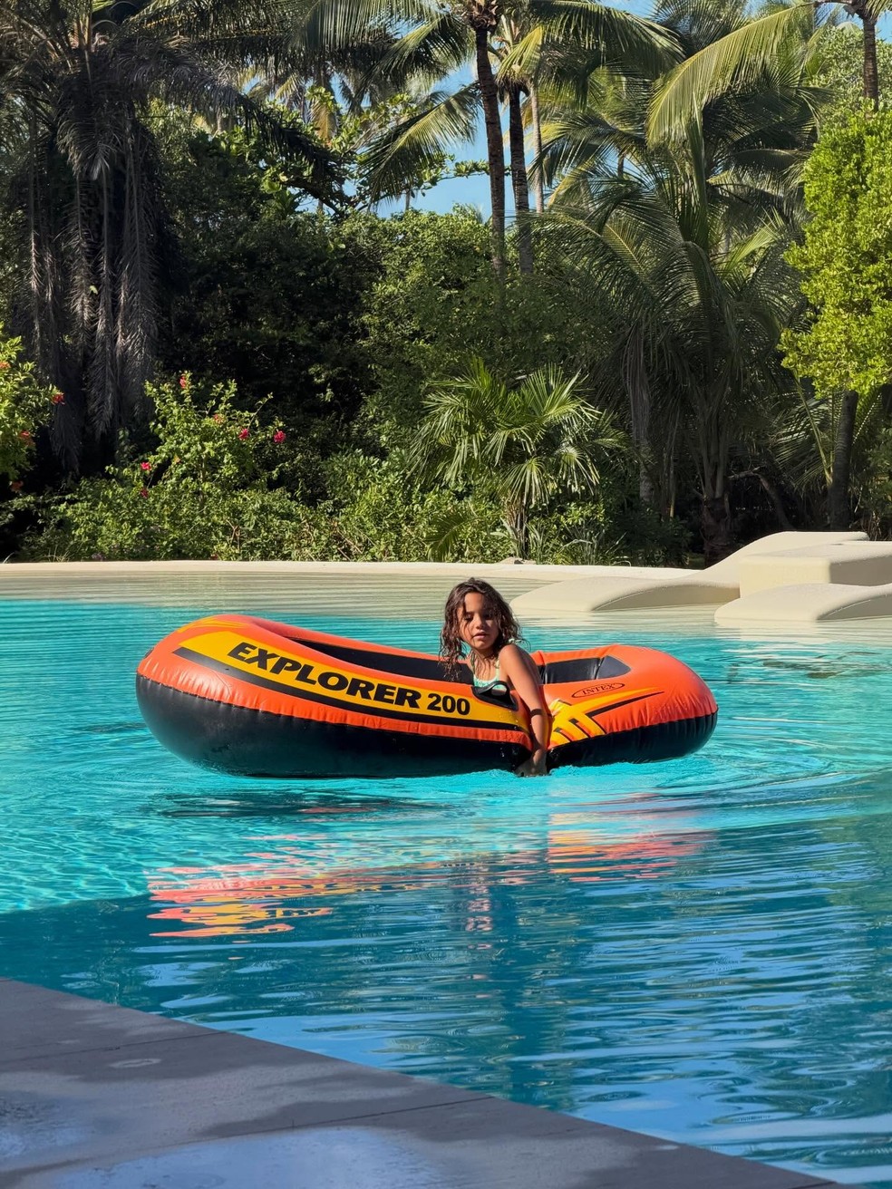 Ticiane Pinheiro curte a Bahia com a filha caçula, Manuella — Foto: Reprodução/Instagram