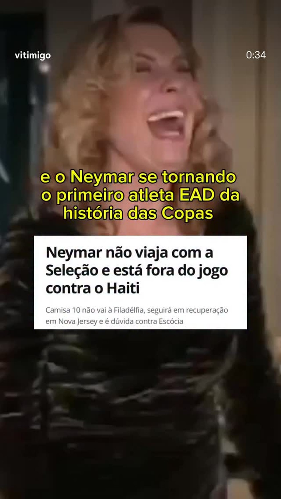 Post compartilhado por Luana Piovani debochando de Neymar — Foto: Reprodução/ Instagram