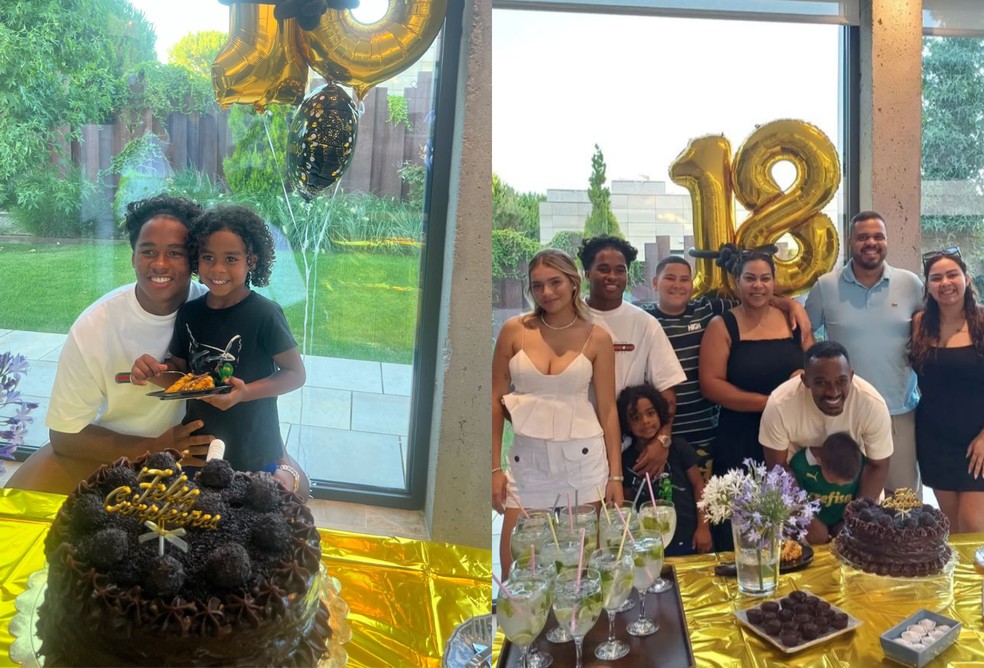 Aniversário de Endrick — Foto: Reprodução/Instagram