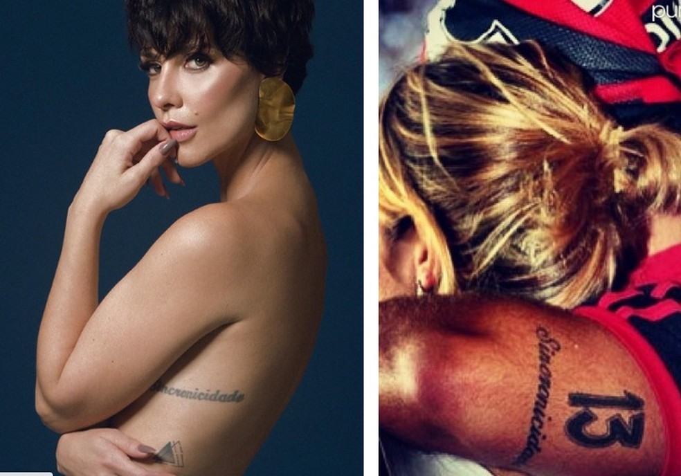 Camila Roddrigues e Bruno Gagliasso fizeram tatuagem juntos — Foto: Reprodução/Instagram