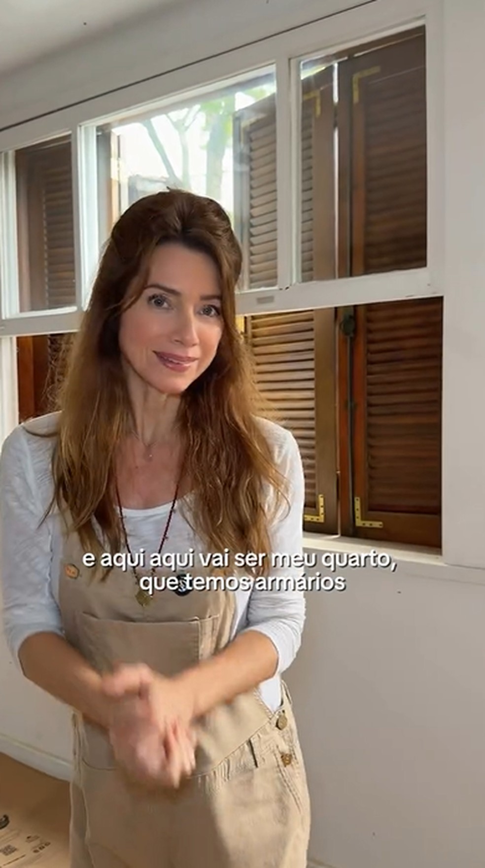 Letícia Spiller começou obras em nova casa — Foto: Reprodução/Instagram