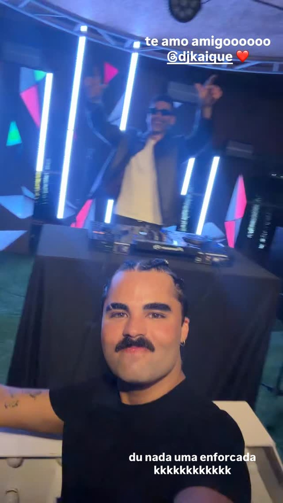 Lucas Gudez celebrou aniversário com famosos — Foto: Reprodução/Instagram