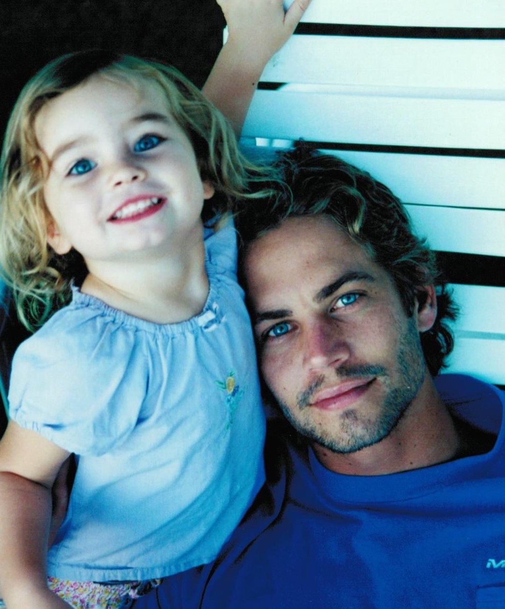 Paul Walker com a filha, Meadow Walker — Foto: Reprodução/Instagram