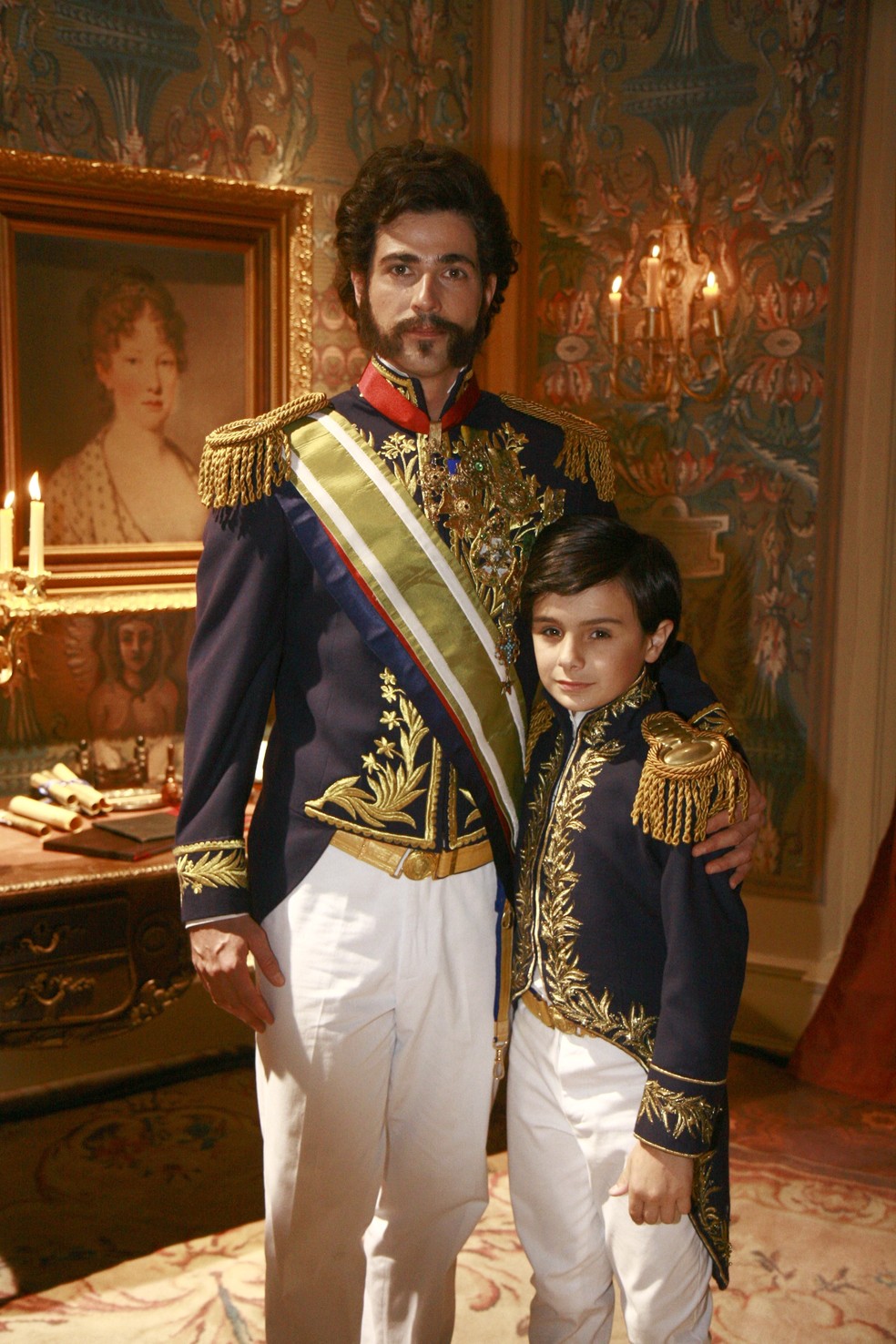 Guillermo Hundadze e Reynaldo Gianecchini — Foto: Divulgação/ TV Globo