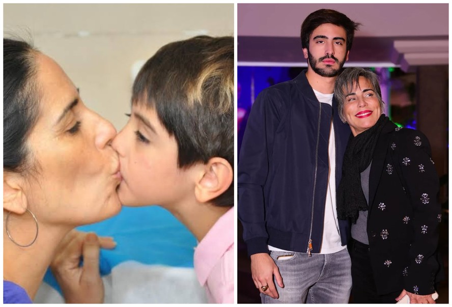 Gloria Pires celebra aniversário do filho caçula