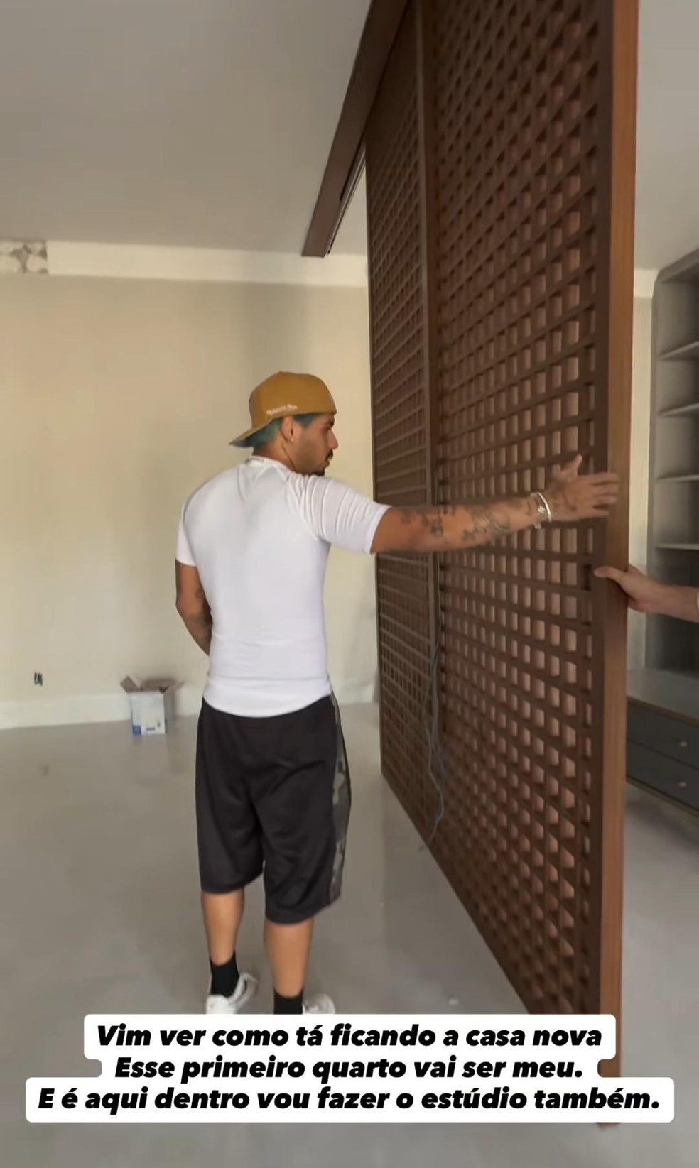 Zé Felipe mostra cômodos da nova mansão — Foto: reprodução/Instagram