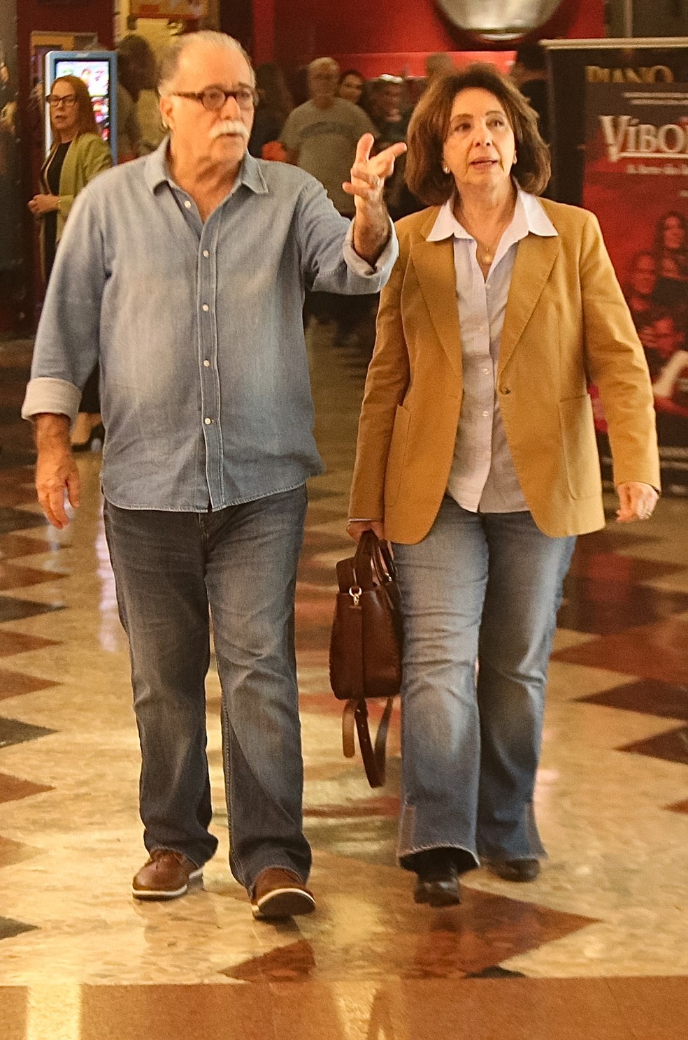Tony Ramos e a esposa, Lidiane Barbosa — Foto: Thiago Martins/AgNews