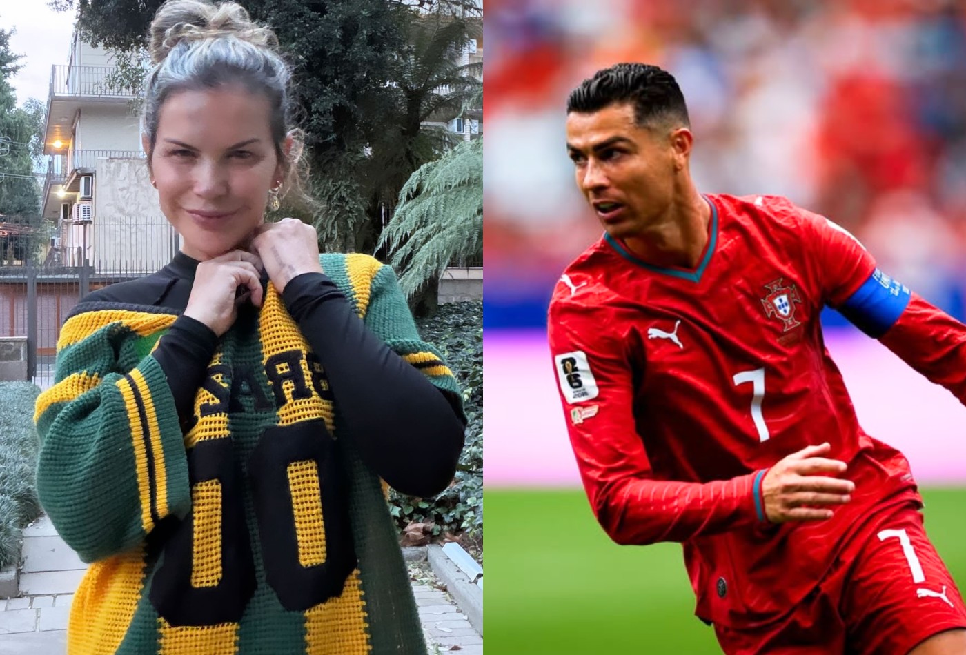 Brasileiríssima! Irmã de CR7 aposta em look verde e amarelo em dia de jogo contra o Haiti