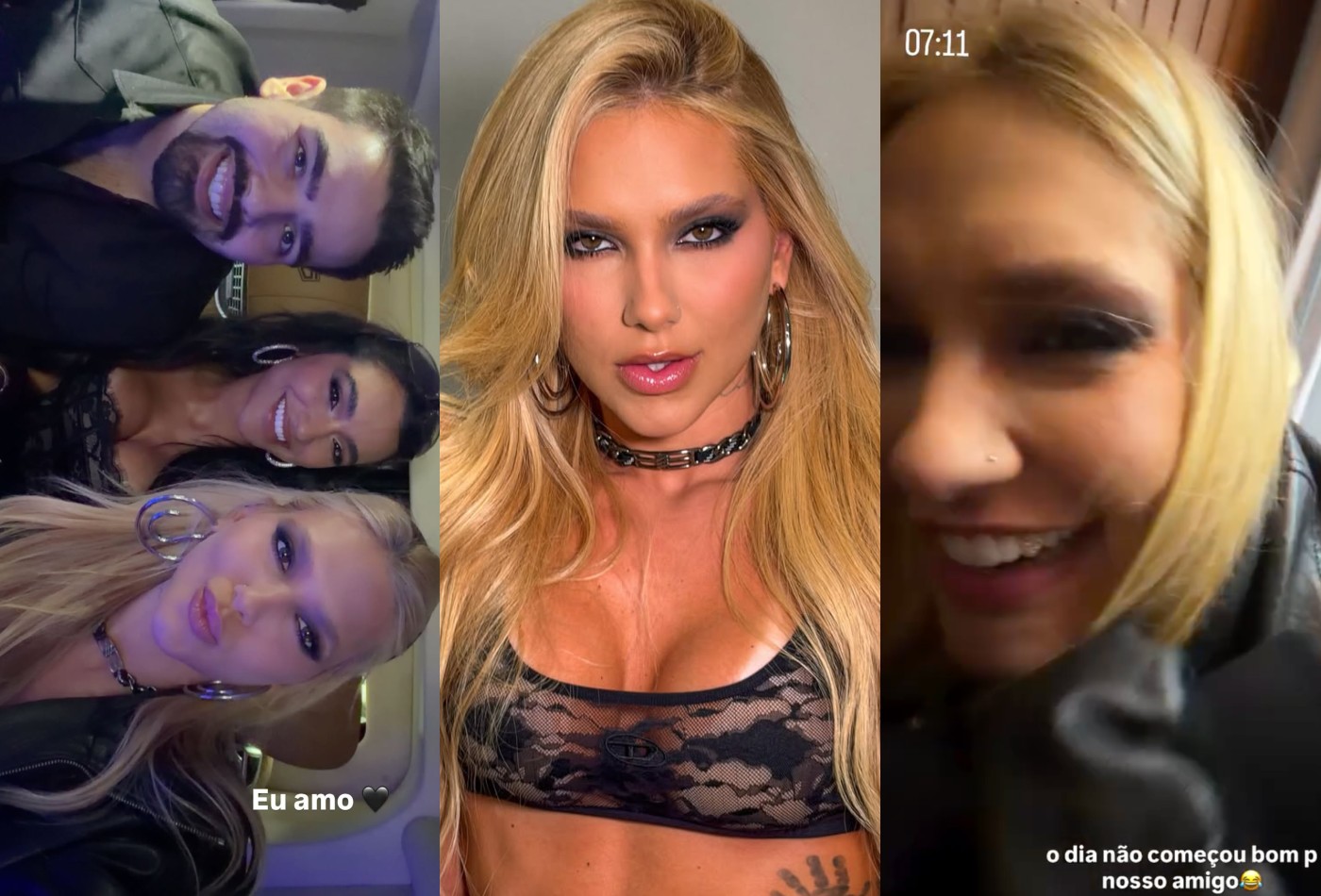 Solteira, Virginia curte noitada com amigos até de manhã e brinca sobre quase selinho: 'Quer beijar demais'