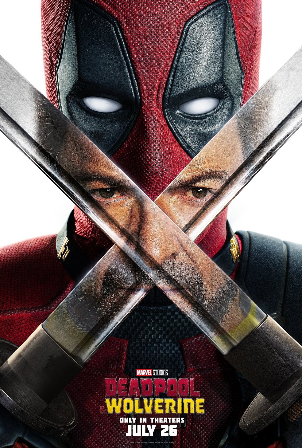 Pôster oficial de 'Deadpool e Wolverine — Foto: Divulgação
