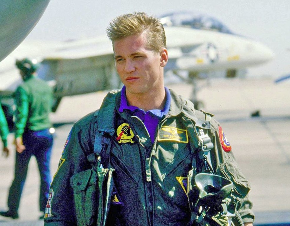 Val Kilmer em 'Top Gun: Ases Indomáveis' — Foto: Getty Images