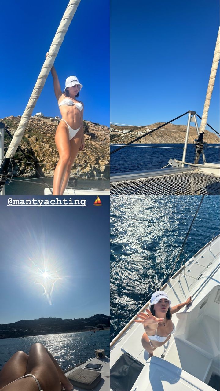 Jade Picon na Grécia — Foto: Reprodução/Instagram