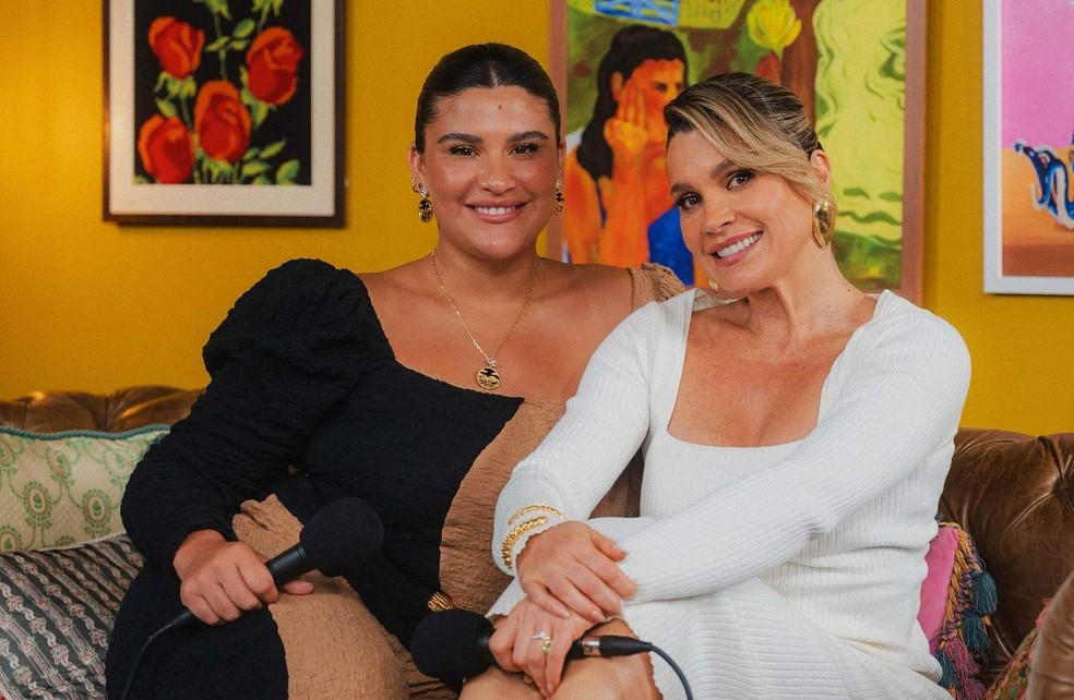Giulia Costa e Flávia Alessandra — Foto: Reprodução/Instagram