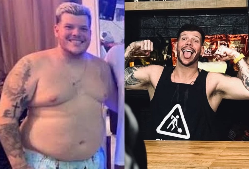 Ferrugem antes e depois — Foto: Reprodução/Instagram