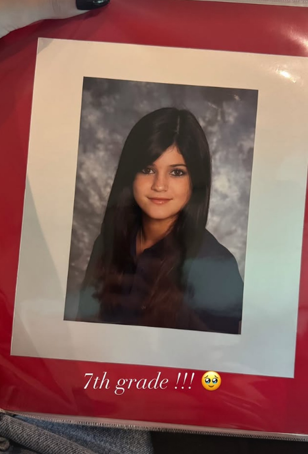 Kylie Jenner na adolescência — Foto: Reprodução/Instagram
