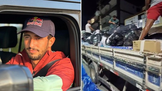 Lucas Chumbo envia caminhão de doações ao Rio Grande do Sul