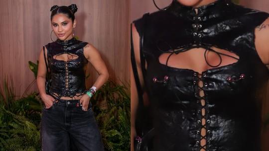 Mileide Mihaile ousa com falso piercing no mamilo no Rock in Rio: 'Experimentando coisas novas' Mileide Mihaile ousa com falso piercing no mamilo no Rock in Rio: 'Experimentando coisas novas'