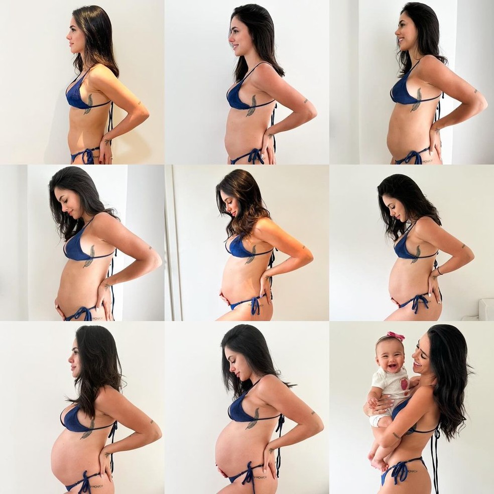 Bruna Biancardi mostra evolução do corpo — Foto: Reprodução/Instagram