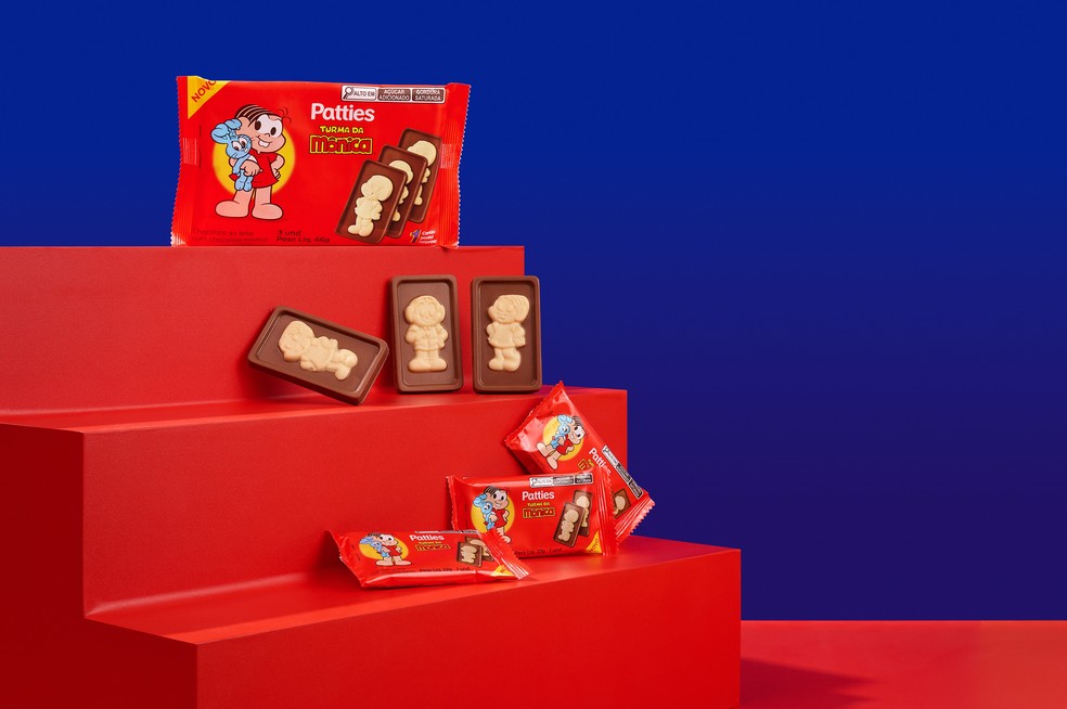 Patties e Turma da Mônica recriam chocolate dos anos 90 após 30 anos — Foto: Divulgação