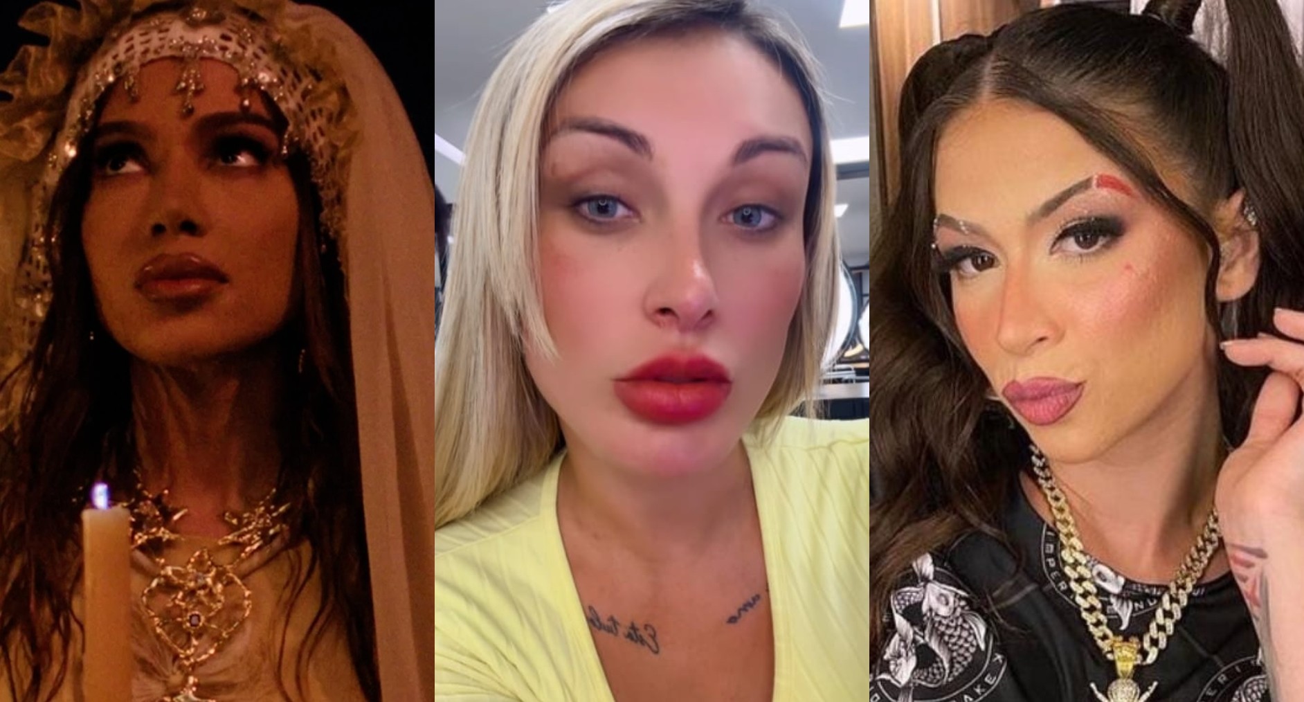 Andressa Urach se revolta com condenação de MC Pipokinha e a compara com Anitta: 