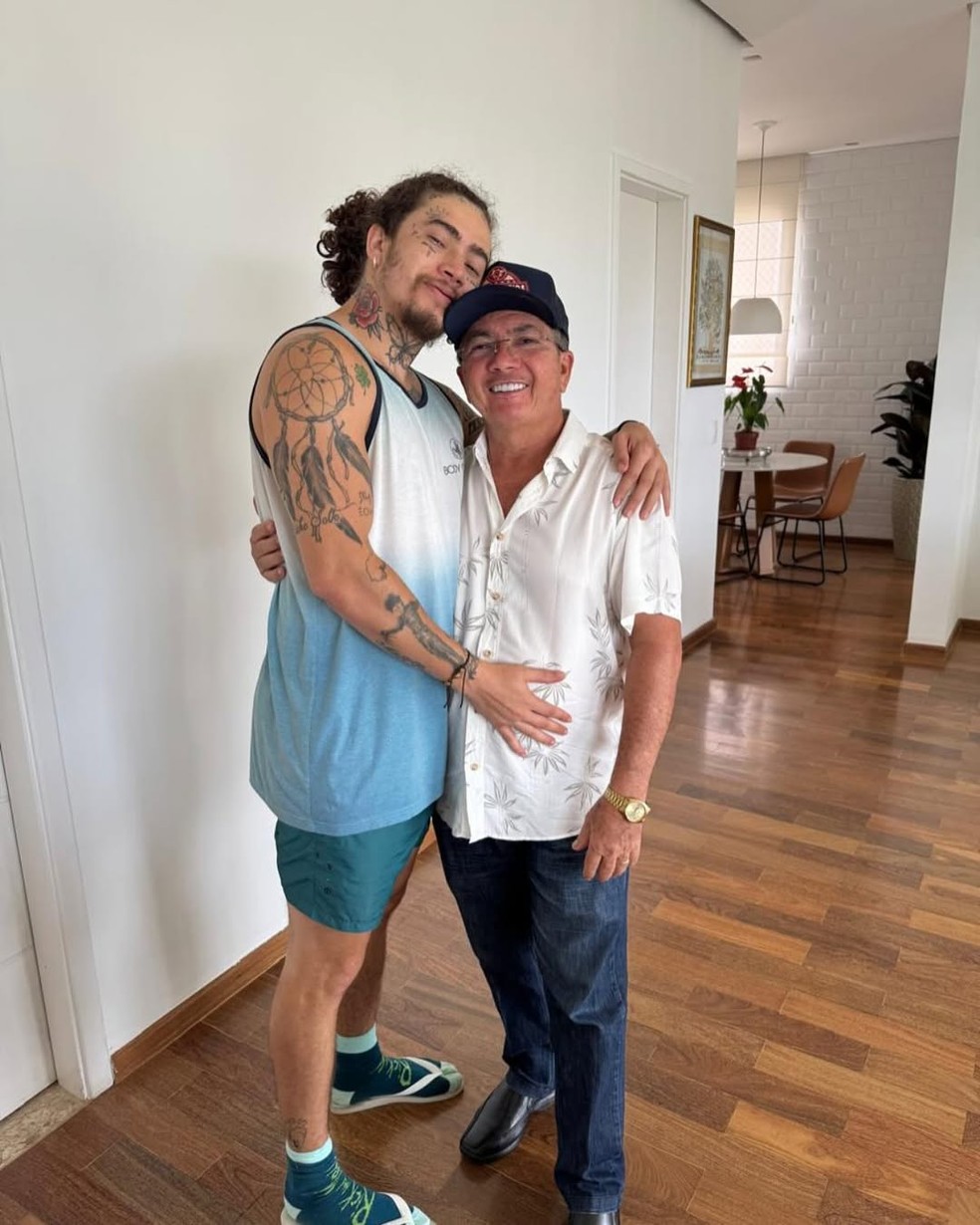 Whindersson Nunes e pai — Foto: Reprodução/Instagram