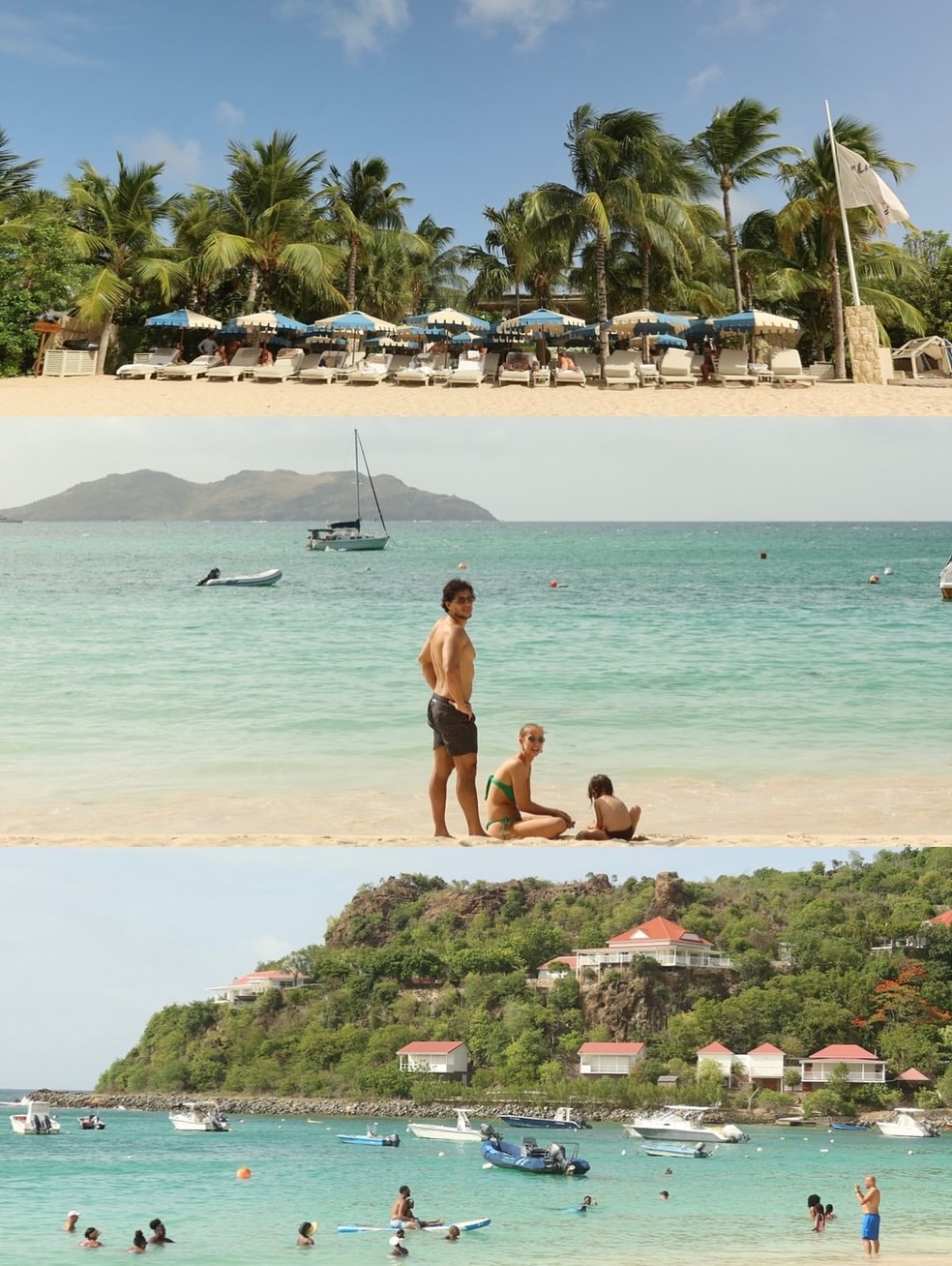 Gabriela Prioli mostra férias no Caribe com o marido, Thiago Mansur, e a filha, Ava — Foto: Reprodução/Instagram