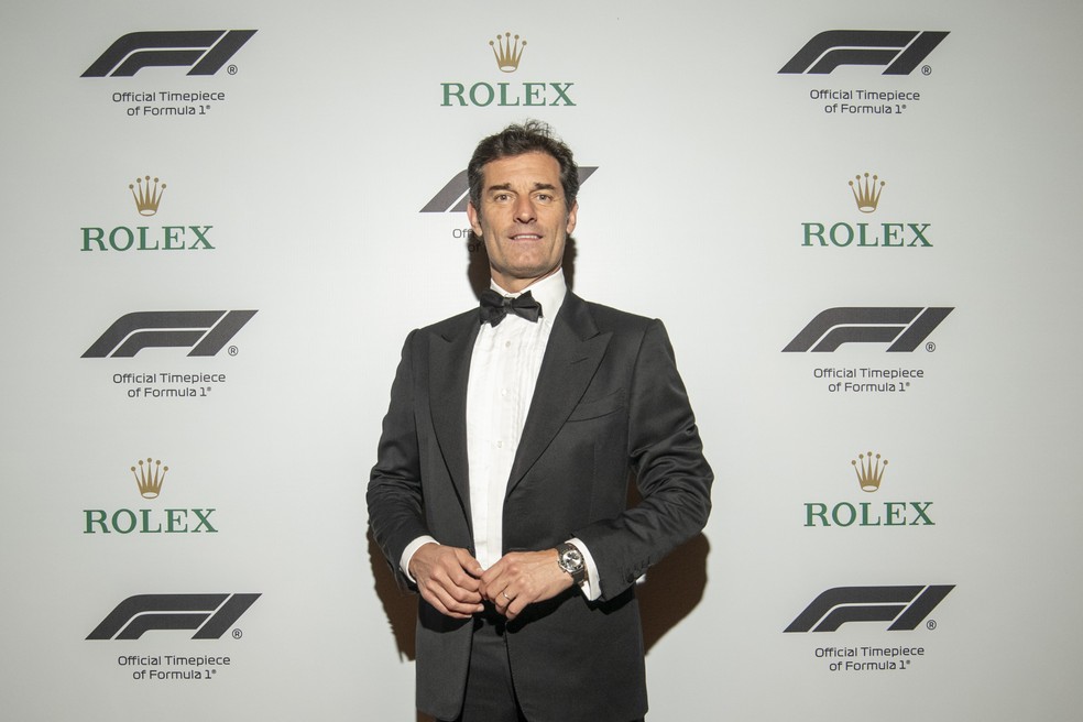 Mark Webber em jantar de Gala — Foto: Divulgação/@luprezia @kenjinakamura