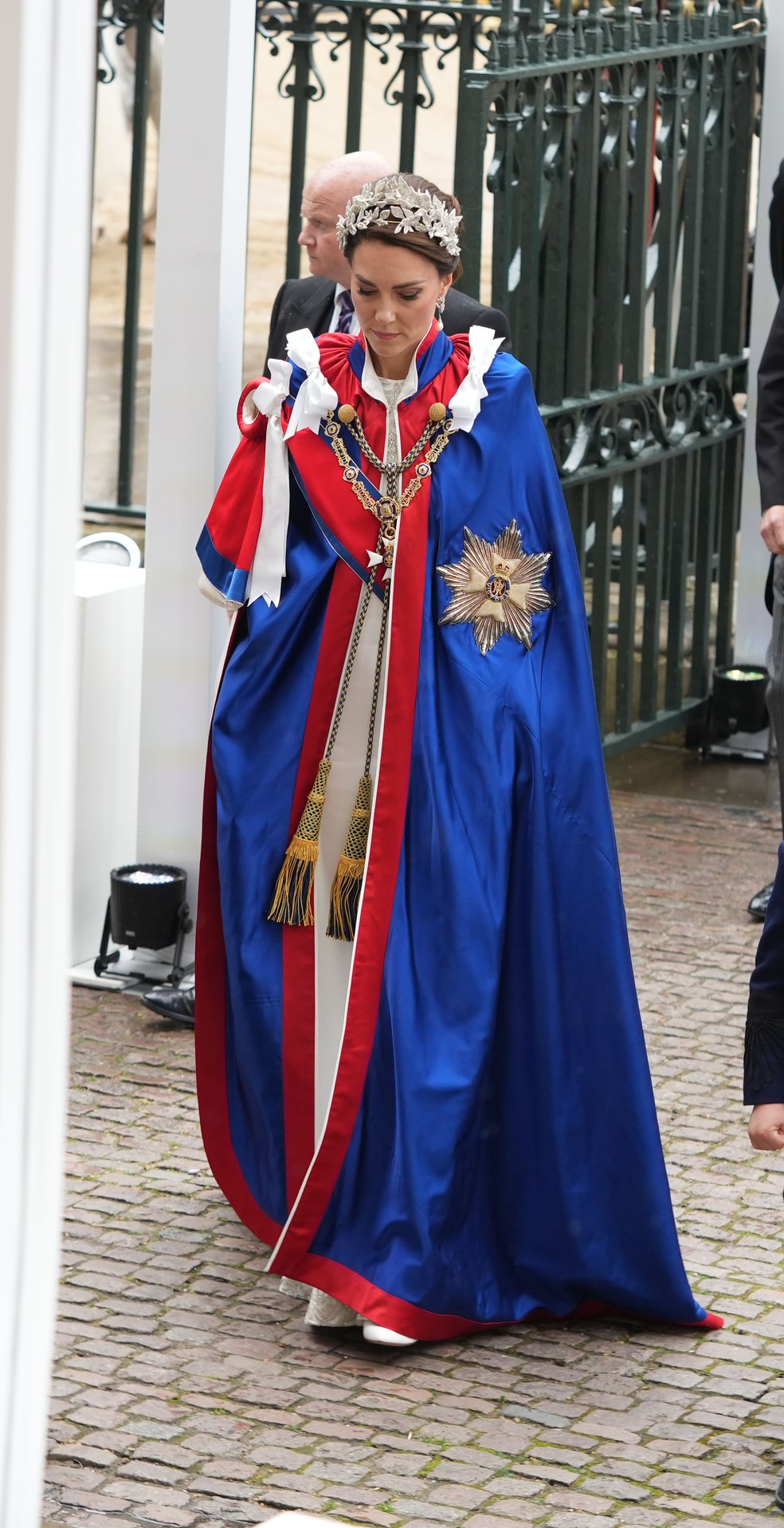 Kate Middleton na coroação de Rei Charles III — Foto: Getty Images