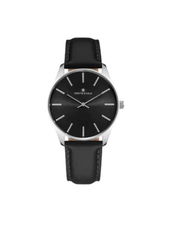 Relógio Monte Carlo Masculino em Couro