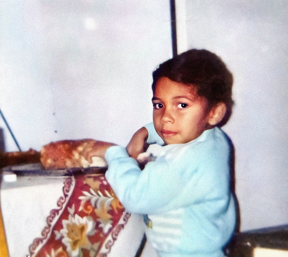 Gil do Vigor quando criança — Foto: Reprodução/Instagram