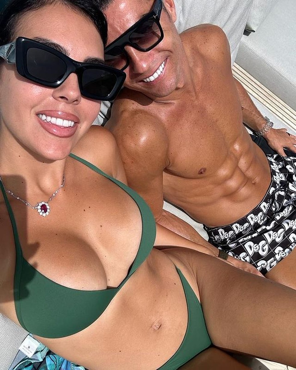 Georgina Rodríguez e Cristiano Ronaldo — Foto: Instagram