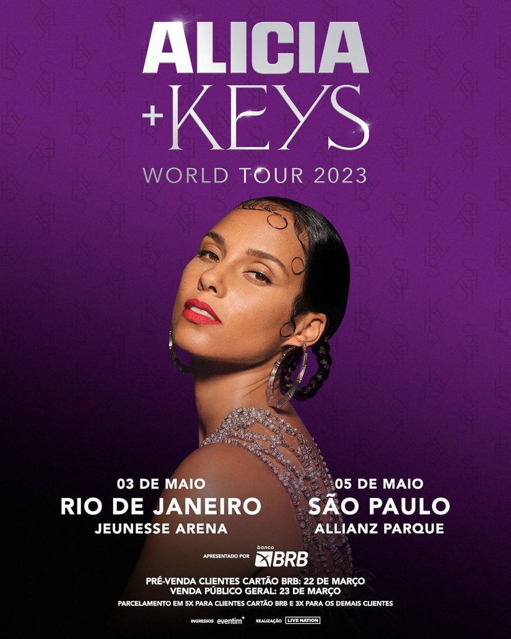 Alicia Keys anuncia shows em maio no Rio e em São Paulo; veja como comprar