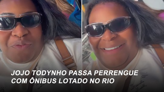 Jojo Todynho passa perrengue com ônibus lotado no Rio