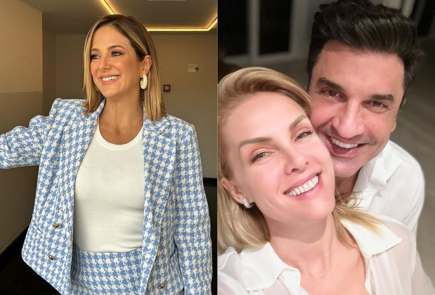 Ticiane Pinheiro, Ana Hickmann e Edu Guedes