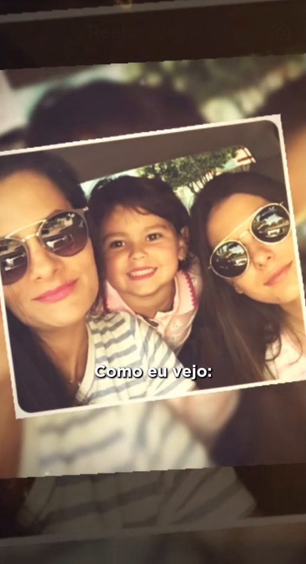 Michele Castela compartilha fotos antigas — Foto: Reprodução/Instagram