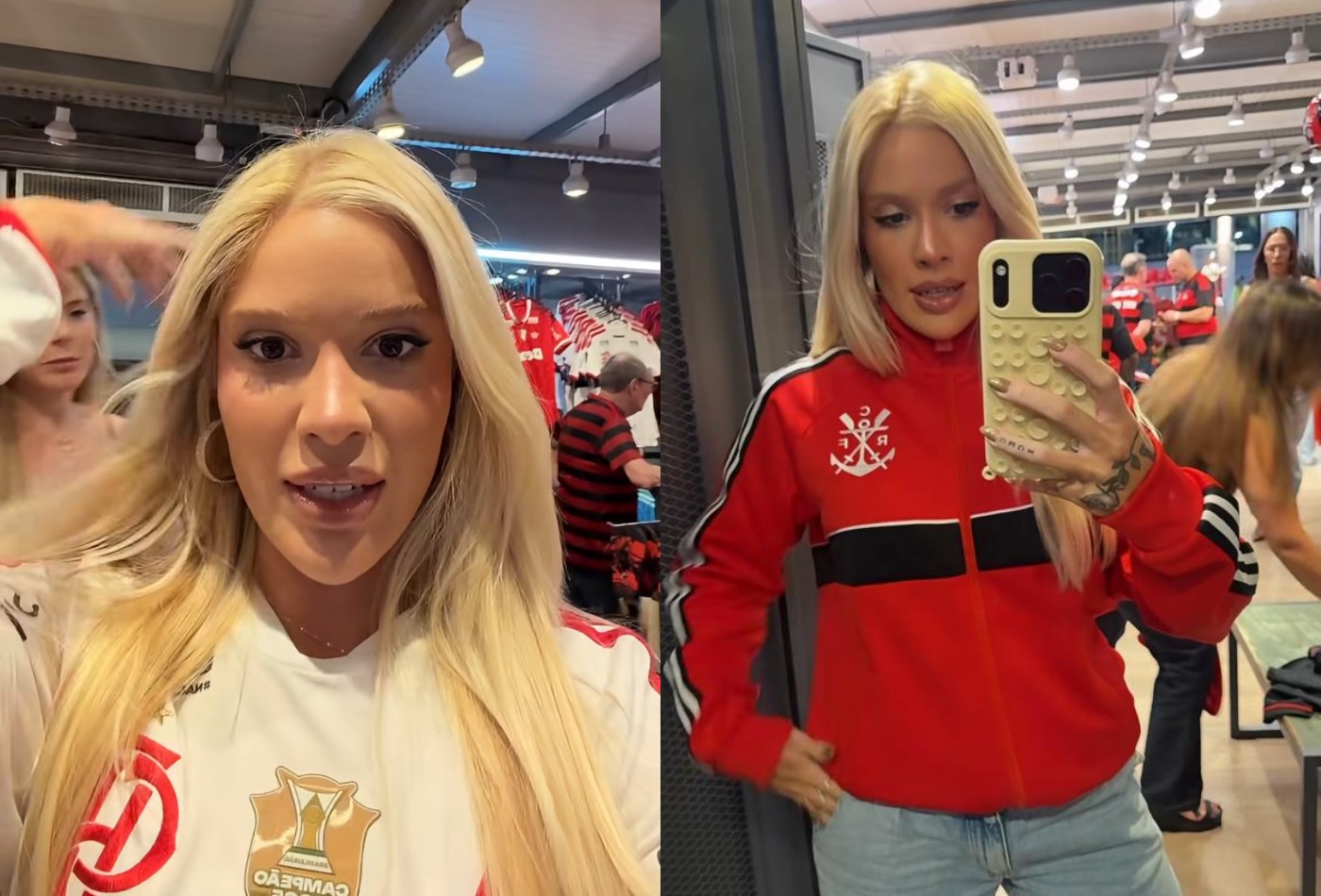 Karoline Lima comete erro ao escolher look para assistir jog | Brasil | QTU - Notícias