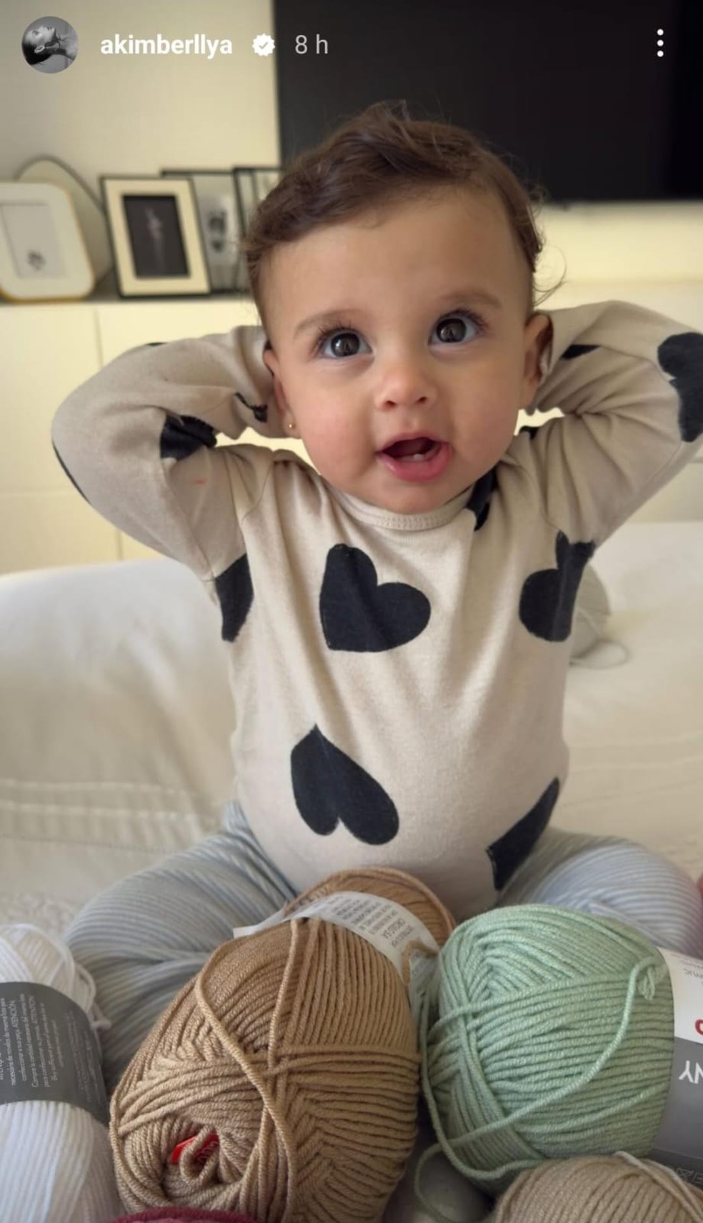 Helena, caçula de Neymar, mostra dentinho em foto fofa postada por ...