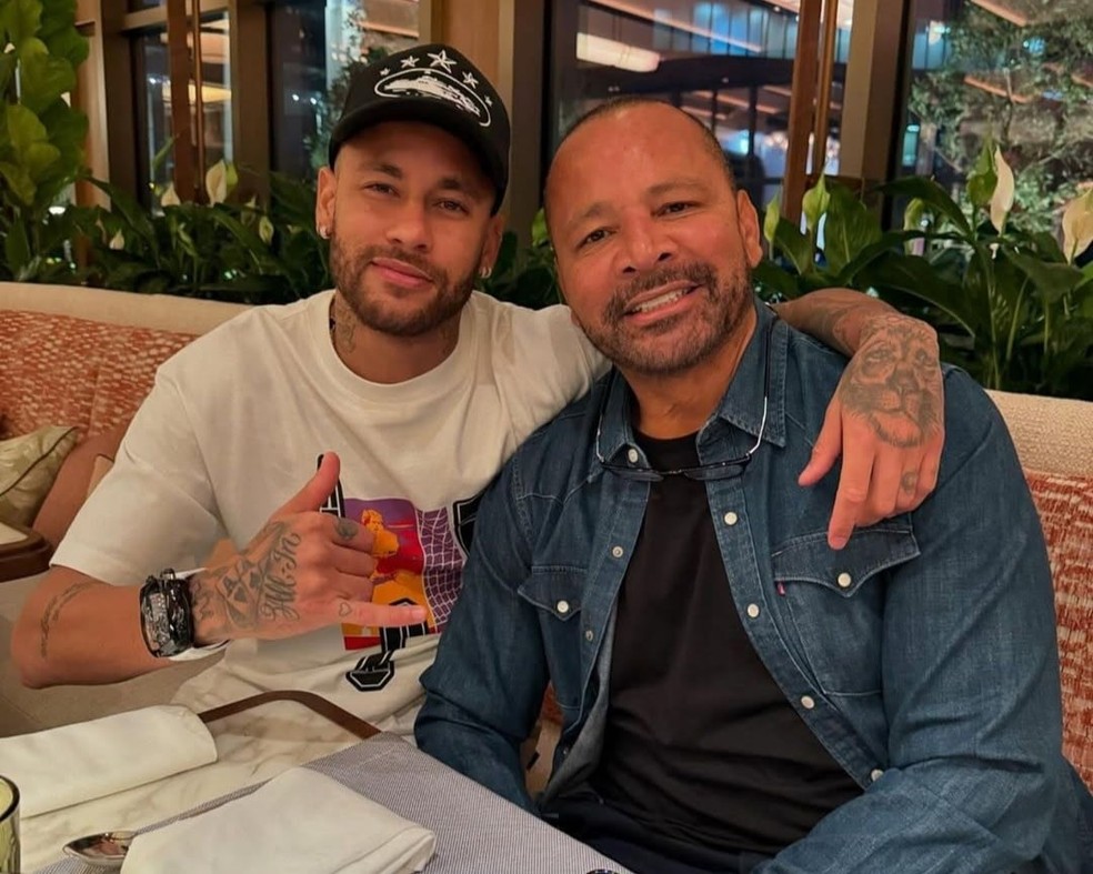 Neymar Jr. e Neymar Pai — Foto: Reprodução/Instagram