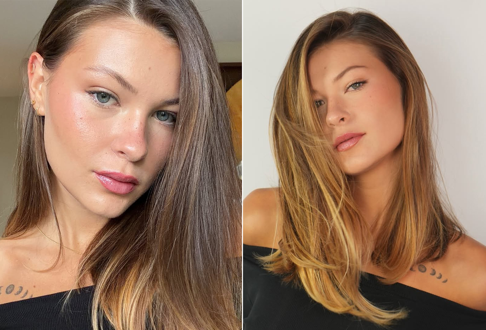 Nikki Meneghel fica loira e seguidores dizem que é uma mistura de Sasha com Xuxa