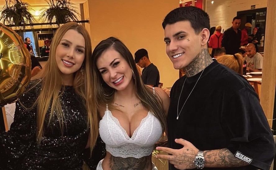 Gabi Ayala, Andressa Urach e Arthur Urach