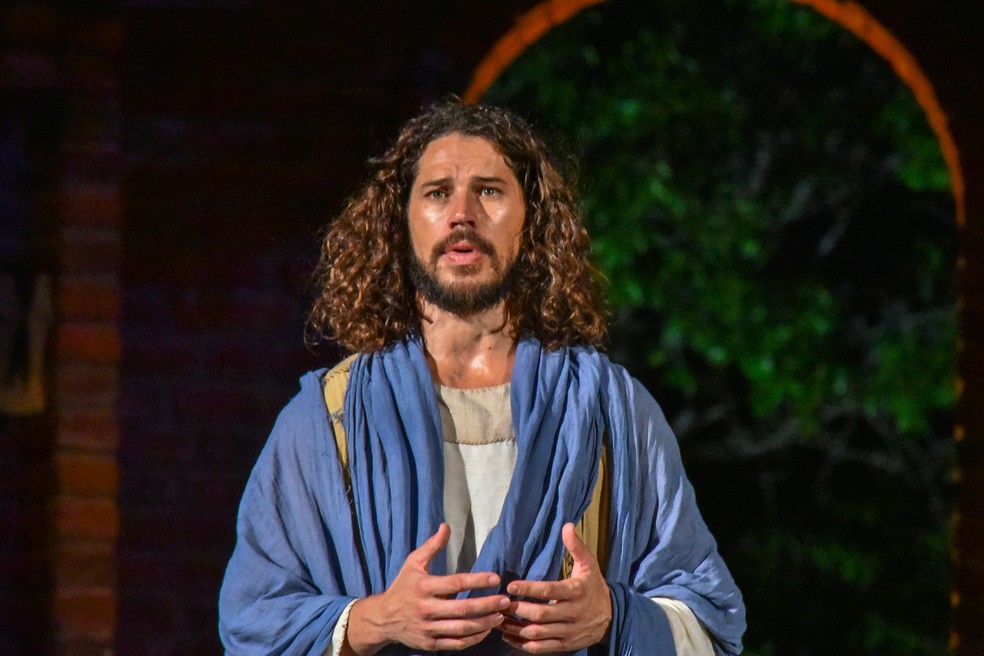 José Loreto como Jesus Cristo — Foto: Felipe Souto Maior/AgNews