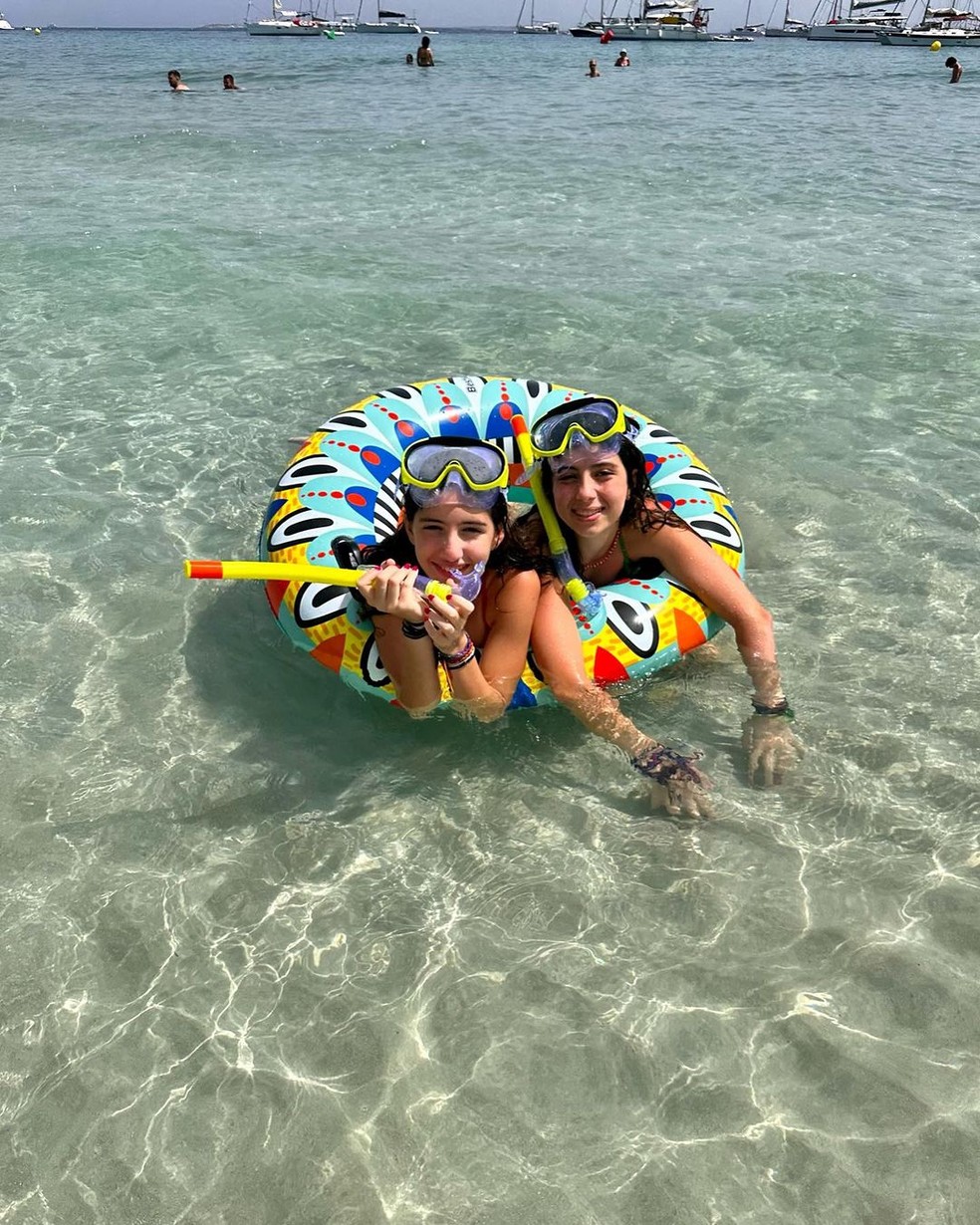 Filhas de Ingrid Guimarães e Mônica Martelli em Ibiza — Foto: Reprodução: Instagram