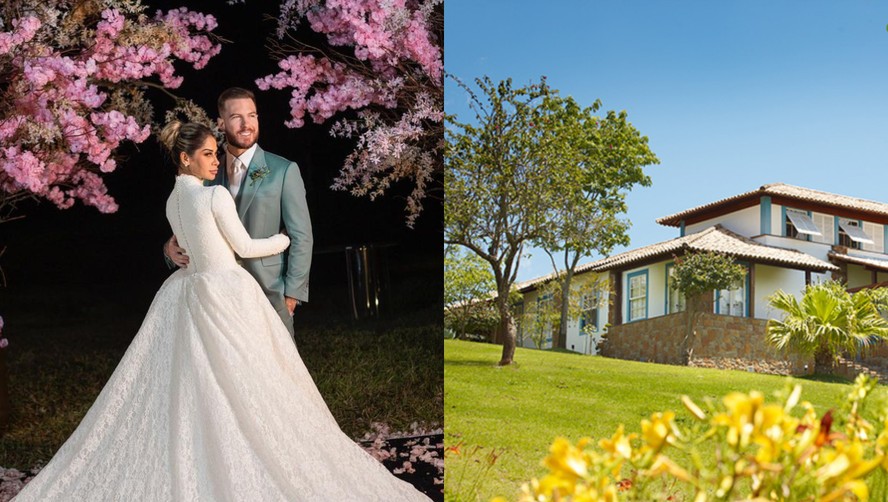 Maíra Cardi e Thiago Nigro se casam no Lake Vilas Charm Hotel & Spa